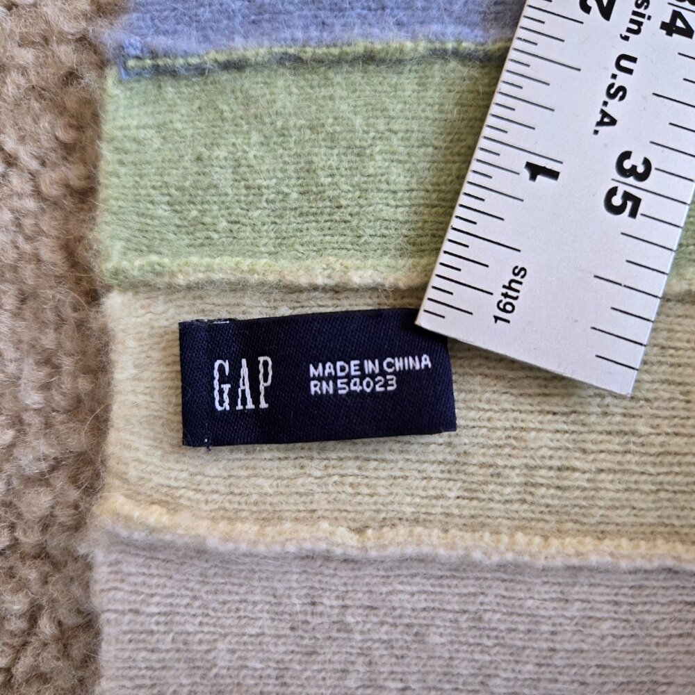 GAP Lambswool Angora Striped Scarf - Picture 6 of 11